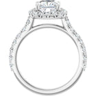 The Iconic Pavé Halo Engagement Ring | Cushion | 2 ¾ CTW