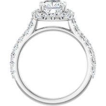 The Iconic Pavé Halo Engagement Ring | Cushion | 2 ¾ CTW