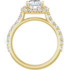 The Iconic Pavé Halo Engagement Ring | Cushion | 2 ¾ CTW