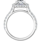 The Iconic Pavé Halo Engagement Ring | Oval | 2 ¾ CTW