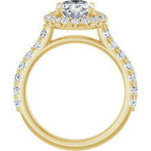 The Iconic Pavé Halo Engagement Ring | Oval | 2 ¾ CTW