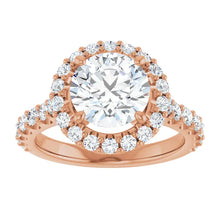 The Iconic Pavé Halo Engagement Ring | Round | 2 ¾ CTW