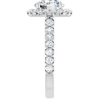 The Iconic Pavé Halo Engagement Ring | Round | 2 ¾ CTW