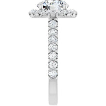 The Iconic Pavé Halo Engagement Ring | Round | 2 ¾ CTW