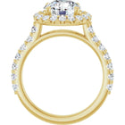 The Iconic Pavé Halo Engagement Ring | Round | 2 ¾ CTW