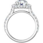 The Iconic Pavé Halo Engagement Ring | Round | 2 ¾ CTW