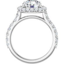 The Iconic Pavé Halo Engagement Ring | Round | 2 ¾ CTW