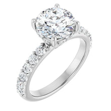 The Iconic Hidden Halo Engagement Ring | Round | 2 ½ CTW