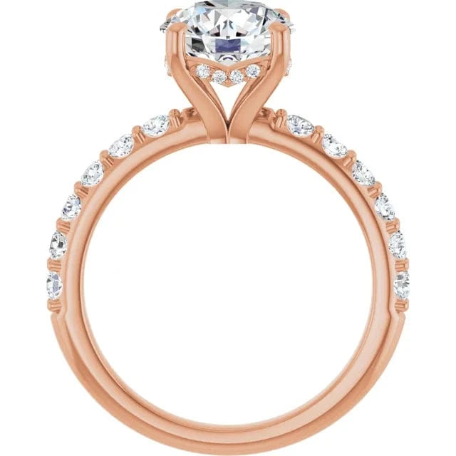 The Iconic Hidden Halo Engagement Ring | Round | 2 ½ CTW