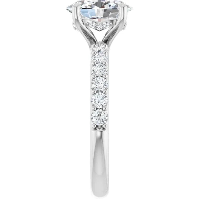 The Iconic Hidden Halo Engagement Ring | Oval | 2 ½ CTW