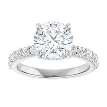 The Iconic Hidden Halo Engagement Ring | Round | 2 ½ CTW