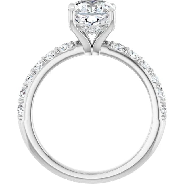 The Iconic Hidden Halo Engagement Ring | Cushion | 2 ½ CTW