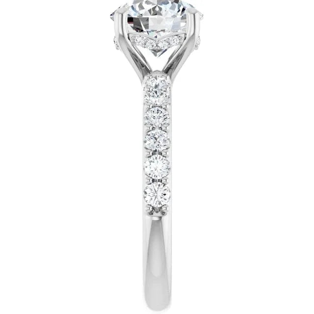 The Iconic Hidden Halo Engagement Ring | Round | 2 ½ CTW