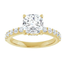 The Iconic Hidden Halo Engagement Ring | Cushion | 2 ½ CTW