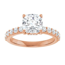 The Iconic Hidden Halo Engagement Ring | Cushion | 2 ½ CTW