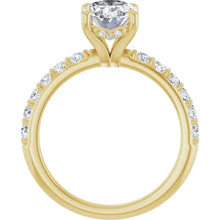 The Iconic Hidden Halo Engagement Ring | Oval | 2 ½ CTW