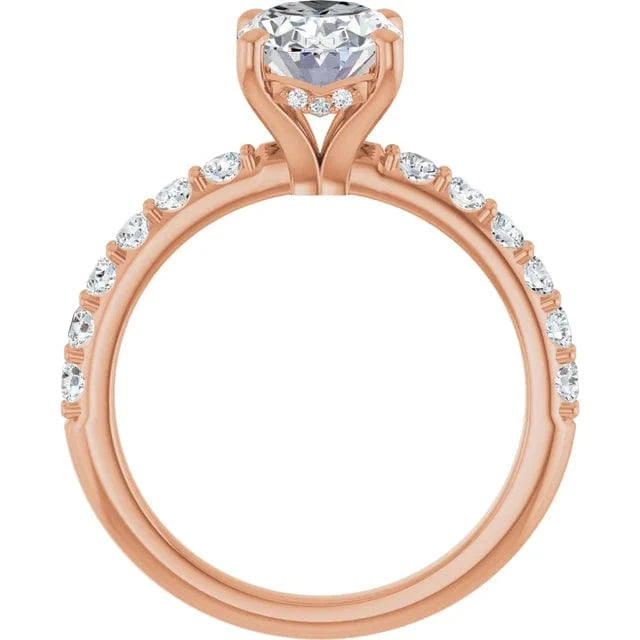The Iconic Hidden Halo Engagement Ring | Oval | 2 ½ CTW