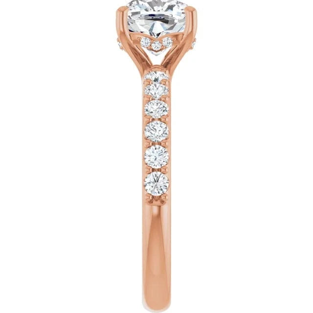 The Iconic Hidden Halo Engagement Ring | Cushion | 2 ½ CTW