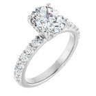 The Iconic Hidden Halo Engagement Ring | Oval | 2 ½ CTW