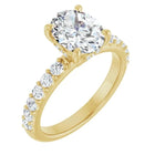 The Iconic Hidden Halo Engagement Ring | Oval | 2 ½ CTW