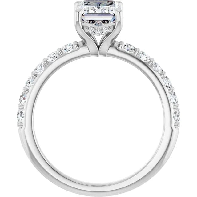 The Iconic Hidden Halo Engagement Ring | Emerald | 2 ½ CTW