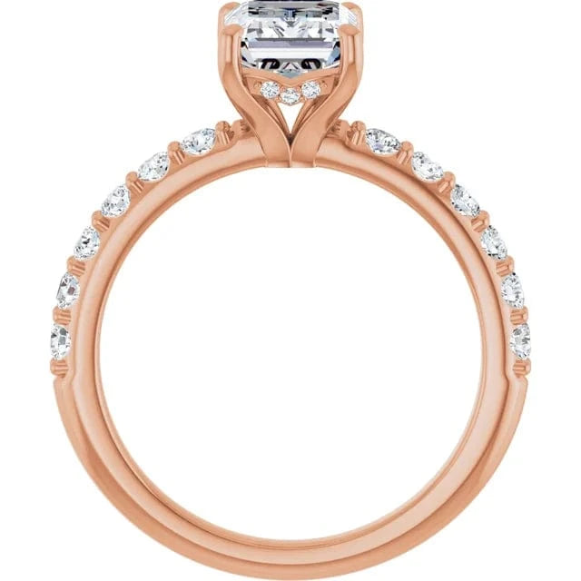 The Iconic Hidden Halo Engagement Ring | Emerald | 2 ½ CTW