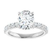 The Iconic Hidden Halo Engagement Ring | Oval | 2 ½ CTW
