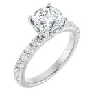 The Iconic Hidden Halo Engagement Ring | Cushion | 2 ½ CTW