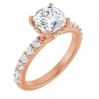 The Iconic Hidden Halo Engagement Ring | Cushion | 2 ½ CTW