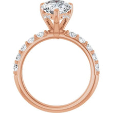 The Iconic Hidden Halo Engagement Ring | Pear | 3 ½ CTW