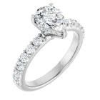 The Iconic Hidden Halo Engagement Ring | Pear | 1 ½ CTW