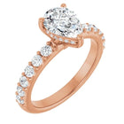 The Iconic Hidden Halo Engagement Ring | Pear | 1 ½ CTW