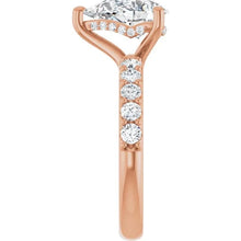 The Iconic Hidden Halo Engagement Ring | Pear | 2 ½ CTW