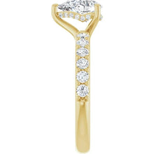 The Iconic Hidden Halo Engagement Ring | Pear | 1 ½ CTW