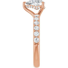 The Iconic Hidden Halo Engagement Ring | Pear | 1 ½ CTW