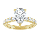 The Iconic Hidden Halo Engagement Ring | Pear | 2 ½ CTW