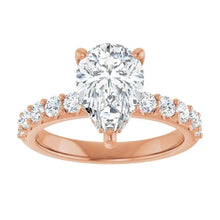 The Iconic Hidden Halo Engagement Ring | Pear | 2 ½ CTW