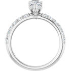 The Iconic Hidden Halo Engagement Ring | Pear | 1 CTW