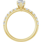 The Iconic Hidden Halo Engagement Ring | Pear | 1 CTW