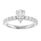 The Iconic Hidden Halo Engagement Ring | Pear | 1 CTW