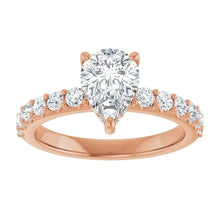The Iconic Hidden Halo Engagement Ring | Pear | 1 ½ CTW