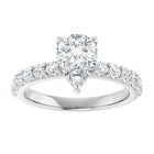 The Iconic Hidden Halo Engagement Ring | Pear | 1 ½ CTW