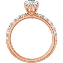 The Iconic Hidden Halo Engagement Ring | Pear | 1 ½ CTW