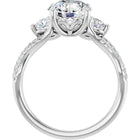 The Iconic 3-Stone Twisted Engagement Ring | Round | 2 ½ CTW