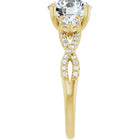 The Iconic 3-Stone Twisted Engagement Ring | Round | 2 ½ CTW