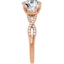 The Iconic 3-Stone Twisted Engagement Ring | Round | 2 ½ CTW