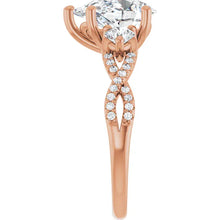 The Iconic 3-Stone Twisted Engagement Ring | Pear | 2 ½ CTW