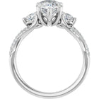 The Iconic 3-Stone Twisted Engagement Ring | Pear | 2 ½ CTW