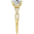 The Iconic 3-Stone Twisted Engagement Ring | Oval | 2 ½ CTW