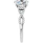 The Iconic 3-Stone Twisted Engagement Ring | Oval | 2 ½ CTW